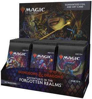Magic Forgotten Realms Set Display 