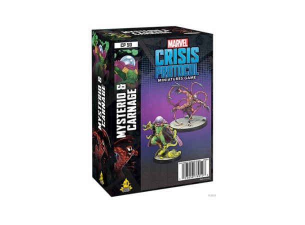 Marvel Crisis Protocol Carnage/Mysterio Utvidelse til Marvel Crisis Protocol