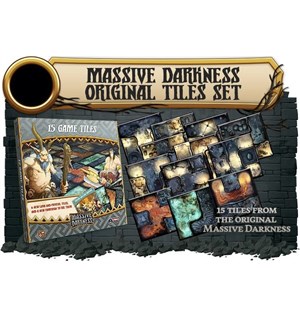 Massive Darkness 2 Original Tiles Set Utvidelse til Massive Darkness 2 