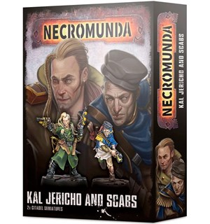 Necromunda Kal Jericho and Scabs 