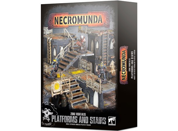 Necromunda Terrain Platforms & Stairs Zone Mortalis