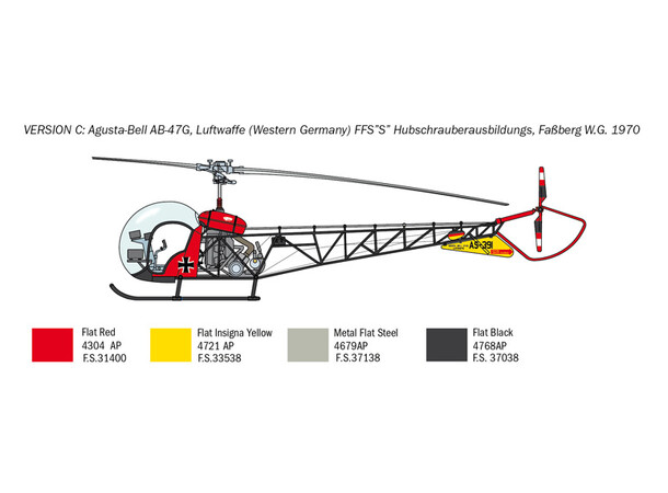 OH-13 Sioux Italeri 1:48 Byggsats 