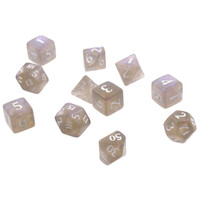 RPG Dice Set Eclipse 11 Smoke Grey Tärningsset för rollspel