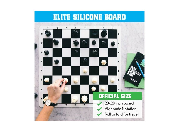 Schack Best Chess Set Ever 50cm 50x50cm  - Triple Weighted 