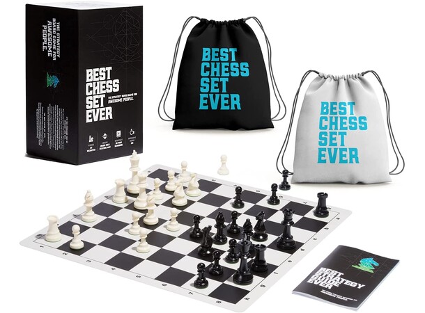 Schack Best Chess Set Ever 50cm 50x50cm  - Triple Weighted 