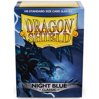 Sleeves Classic Night Blue x100 - 63x88 Dragon Shield Kortbeskyttere m/deckbox