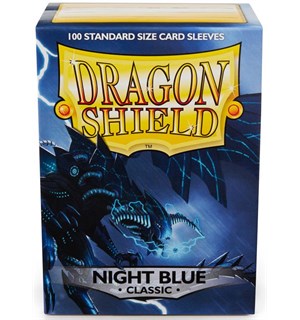 Sleeves Classic Night Blue x100 - 63x88 Dragon Shield Kortbeskyttere m/deckbox 