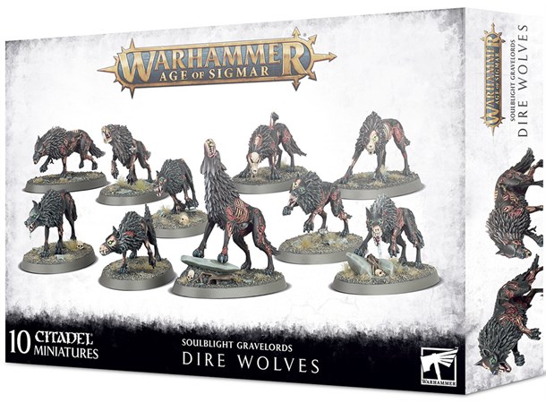 Soulblight Gravelords Dire Wolves Warhammer Age of Sigmar