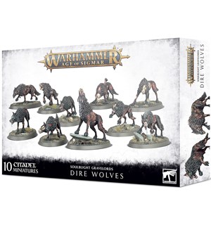 Soulblight Gravelords Dire Wolves Warhammer Age of Sigmar 