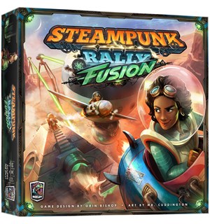 Steampunk Rally Fusion Brettspill Frittstående utvidelse Steampunk Rally 