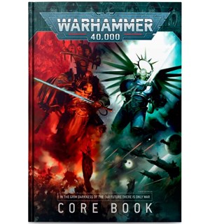 Warhammer 40K Core Rule Book (9th Ed) Regelbok - Hardback Cover 