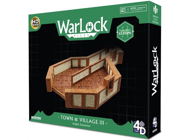 Warlock Tiles Town & Village 3 - Angles Bygg din egen Dungeon i 3D!