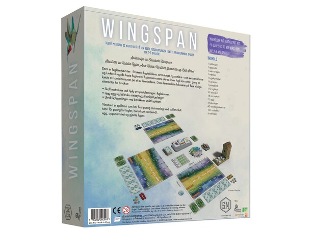 Wingspan 3rd Edition Brettspill - Norsk 