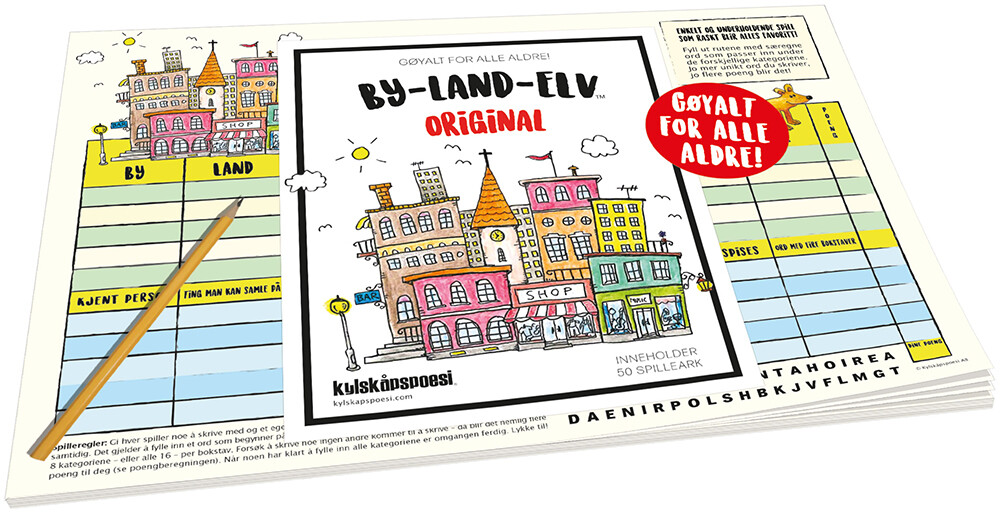 By Land Elv Original Brettspill