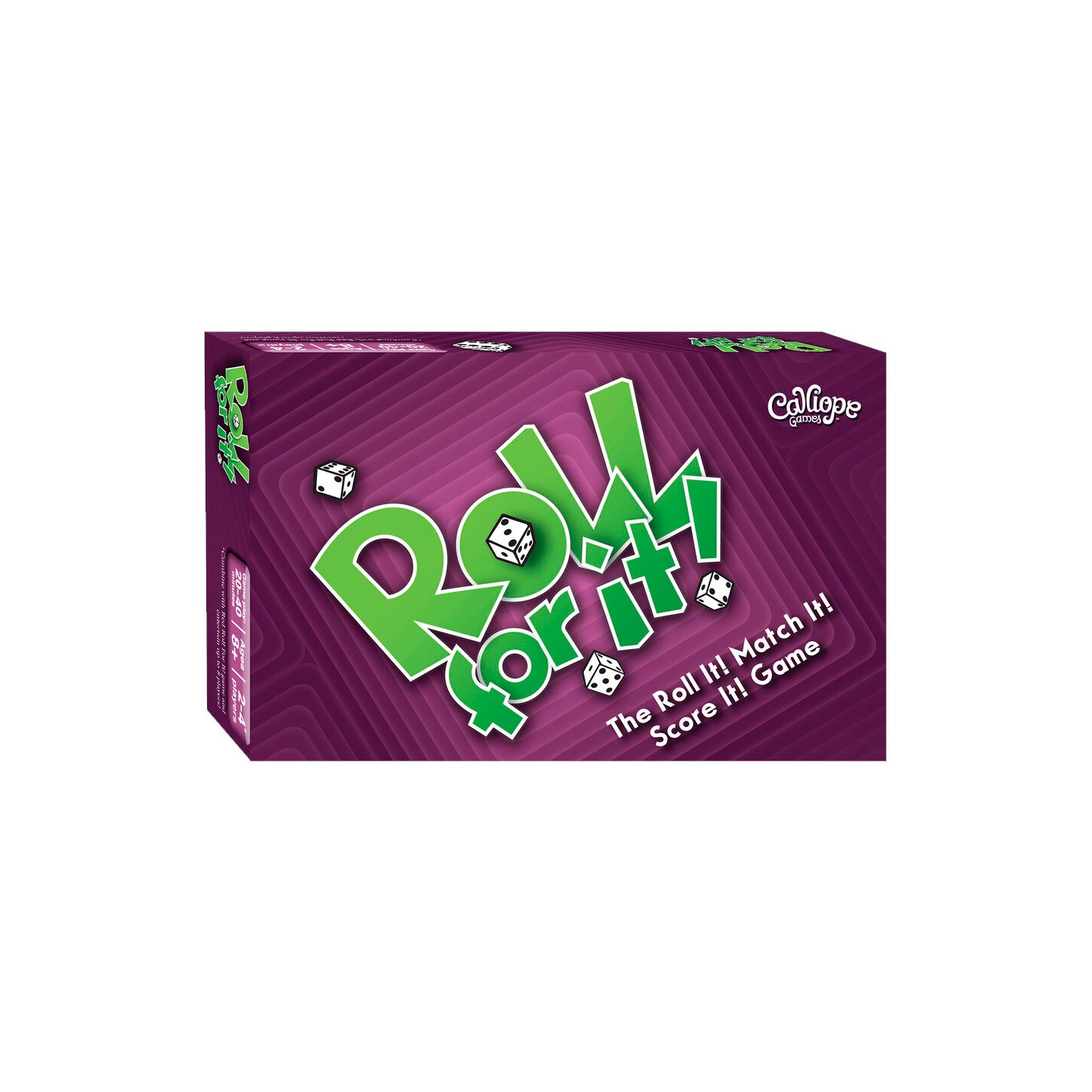 Roll For It Purple Edition Brettspill Kombiner med Red Ed. for 8 spillere