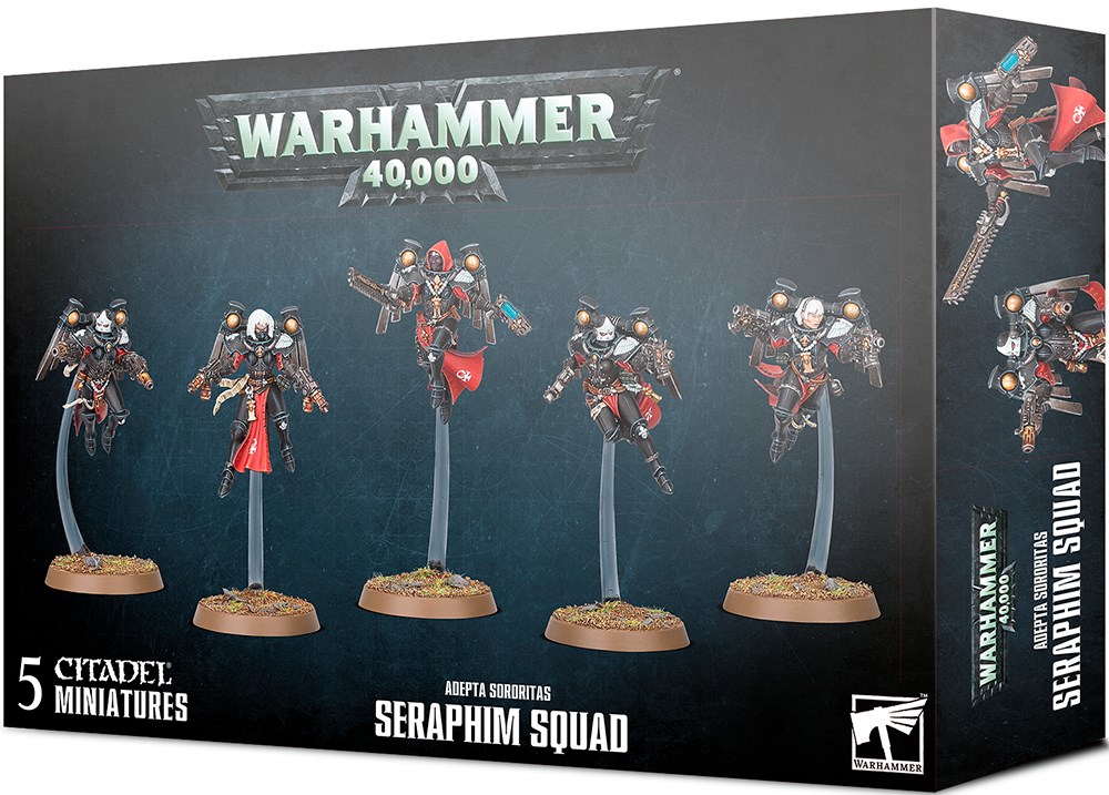 Adepta Sororitas Seraphim Squad Warhammer 40K Gamezone.no