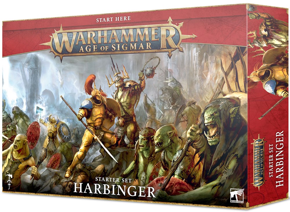 Age of Sigmar Harbinger Starter Set Startsett for Warhammer Age of Sigmar Gamezone.no