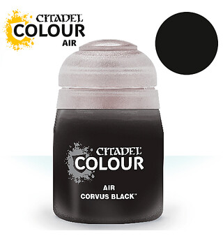 Airbrush Paint Corvus Black 24ml Maling til Airbrush