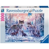 Arctic Wolves 1000 biter Puslespill Ravensburger Puzzle 70 x 50 cm