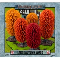 Battlefield in a Box Large Autumn Wood Painted Tabletop Terrain - 25-30mm