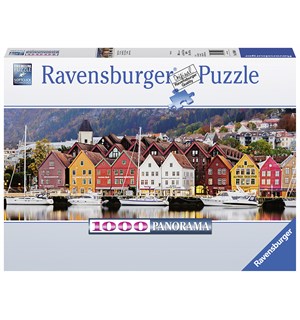Bergen Panorama 1000 biter Puslespill Ravensburger Puzzle 