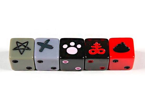 Binding of Isaac Unholy Rollers Dice Terningsett til The Binding of Isaac