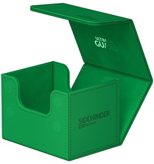 CardBox Sidewinder Monocolor 100+ Grønn Ultimate Guard XenoSkin 