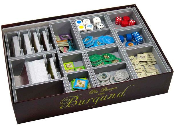 Castles of Burgundy Insert Få system i spillboksen 