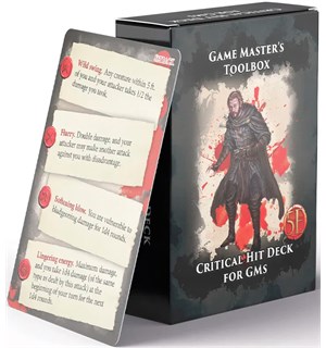 D&D Critical Hit Deck for GMs Dungeons & Dragons - 52 kort 