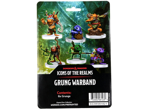 D&D Figur Icons Grung Warband Dungeons & Dragons - Icons of the Realms 