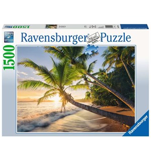 Den glemte strand 1500 biter Puslespill Ravensburger Puzzle 