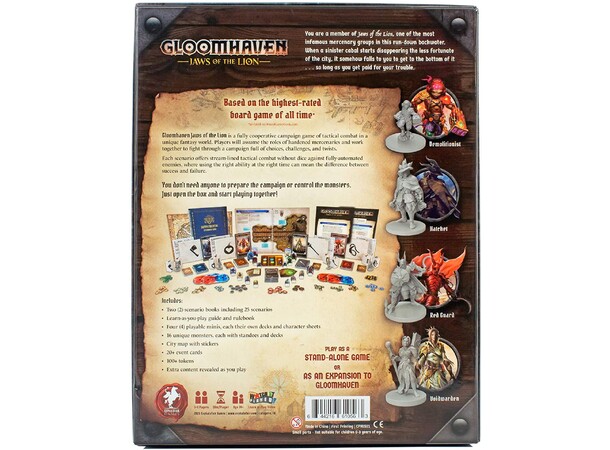 Gloomhaven Jaws of the Lion Brädspel 