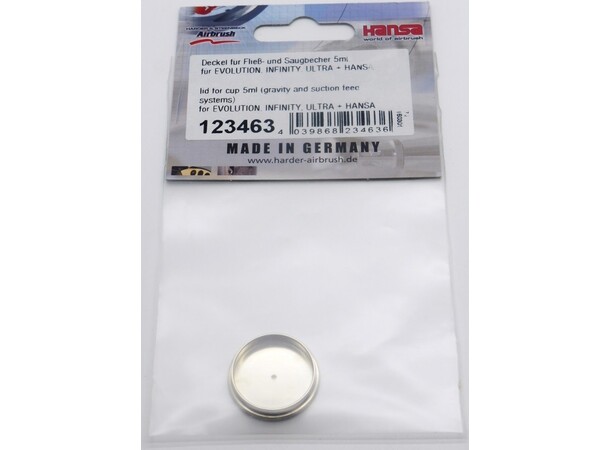 H&S Paint Cup Lid 5ml Till Evolution og Infinity 