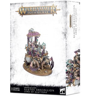 Hedonites of Slaanesh Glutos Orscollion Warhammer Age of Sigmar Lord of Gluttony 