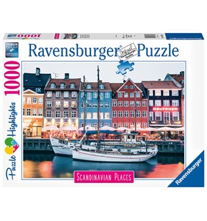 København Danmark 1000 biter Puslespill Ravensburger Puzzle 