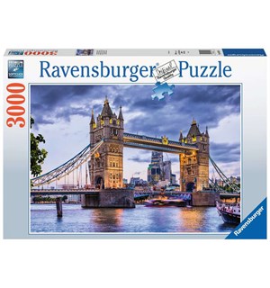 London Tower Bridge 3000 biter Ravensburger Puzzle Puslespill 