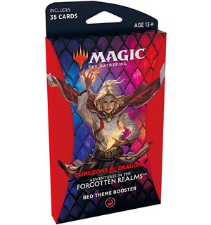 Magic Forgotten Realms Theme Red Theme Booster - 35 kort 