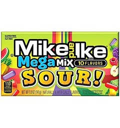 Mike and Ike Mega Mix Sour - 142g