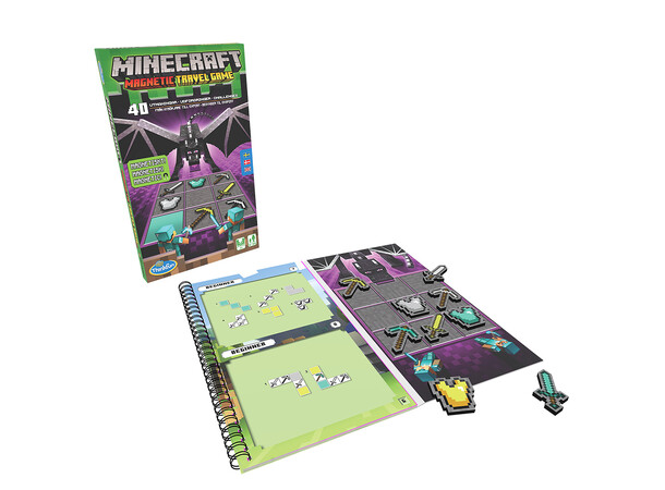 Minecraft Travel Game Reisespill Magnetic Travel Game 