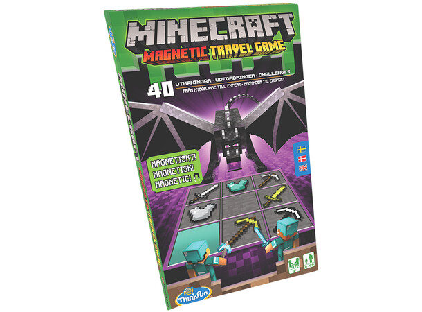 Minecraft Travel Game Reseutgåva Magnetic Travel Game 