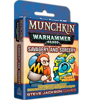 Munchkin Warhammer 40K Savagery & Sorcer Utvidelse til Munchkin Warhammer 40K 
