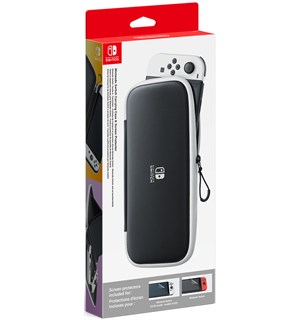 Nintendo Switch Carry Case OLED Version Inkluderer Screen Protector 