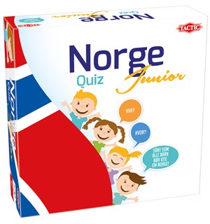 Norge Quiz Junior Brettspill Norsk utgave 