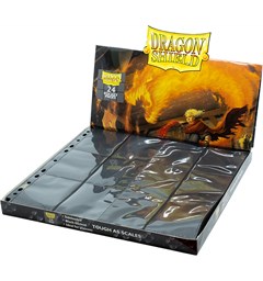 Plastlomme 24-Pocket Clear/Black 50stk Side-Loading Dragon Shield