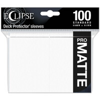 Sleeves Eclipse Pro Matte Vit x100 Ultra Pro Kortskydd / Deck Protector