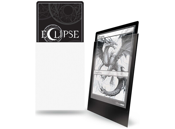 Sleeves Eclipse Pro Matte Vit x100 Ultra Pro Kortskydd / Deck Protector 