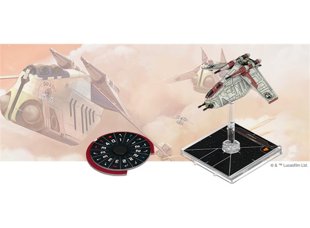 Star Wars X-Wing LAAT/i Gunship Exp Utvidelse til Star Wars X-Wing 2nd Ed