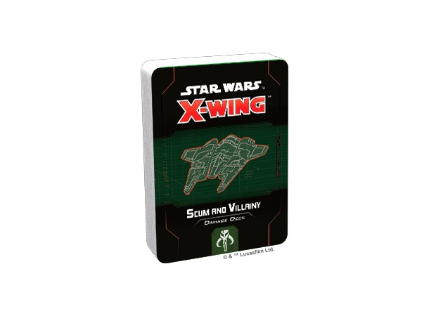 Star Wars X-Wing Scum and Villainy Deck Damage Deck til X-Wing Second Edition