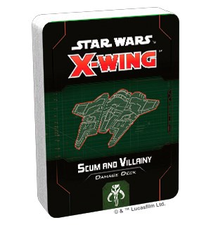 Star Wars X-Wing Scum and Villainy Deck Damage Deck til X-Wing Second Edition 
