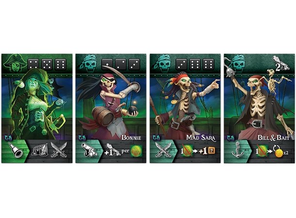 Tiny Epic Pirates Curse of Amdiak Exp Utvidelse til Tiny Epic Pirates